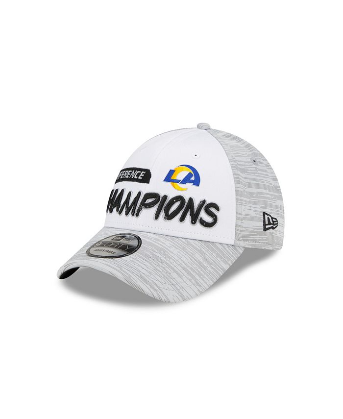 New Era Caps Los Angeles Rams 9FORTY Trucker Hat White