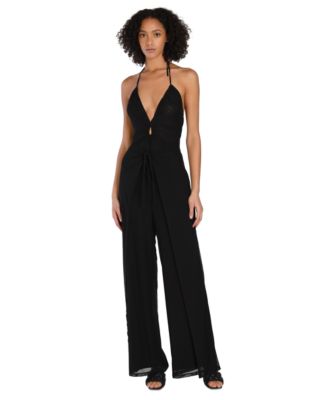 ladies dressy black jumpsuits