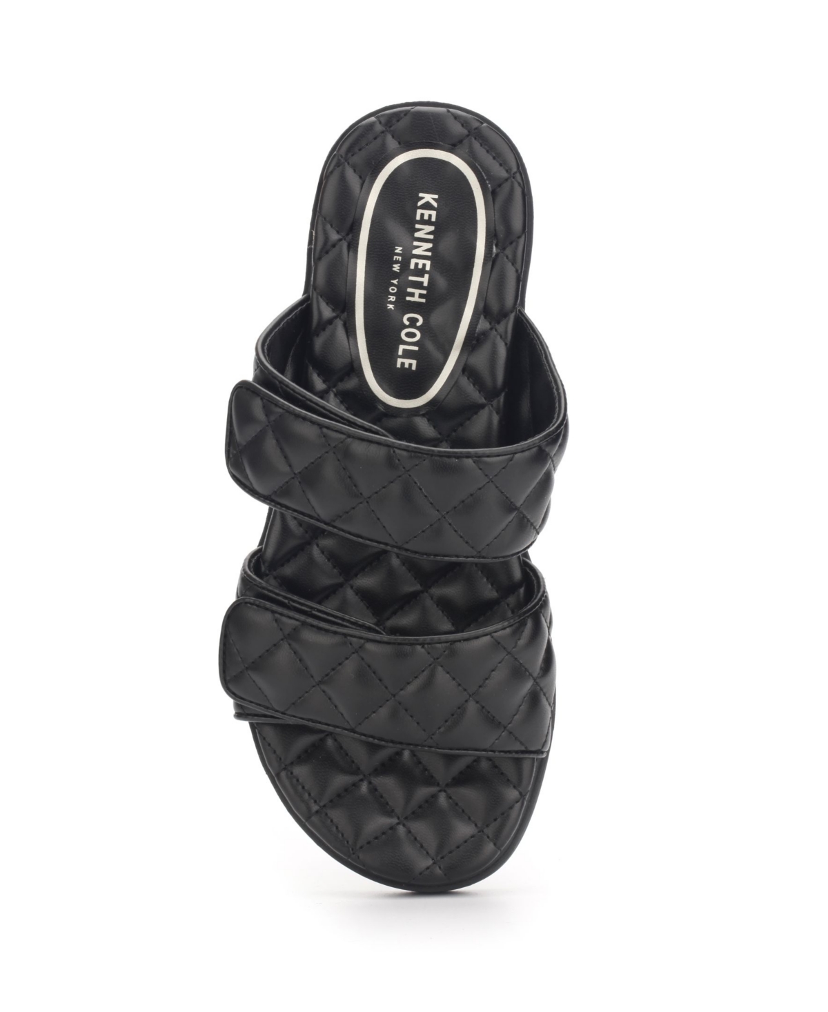 Kenneth Cole New York Women's Reeves Quilted Two Band Flat Sandals