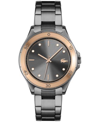 Lacoste - Women's Swing Gray-Tone Stainless Steel Bracelet Watch 38mm