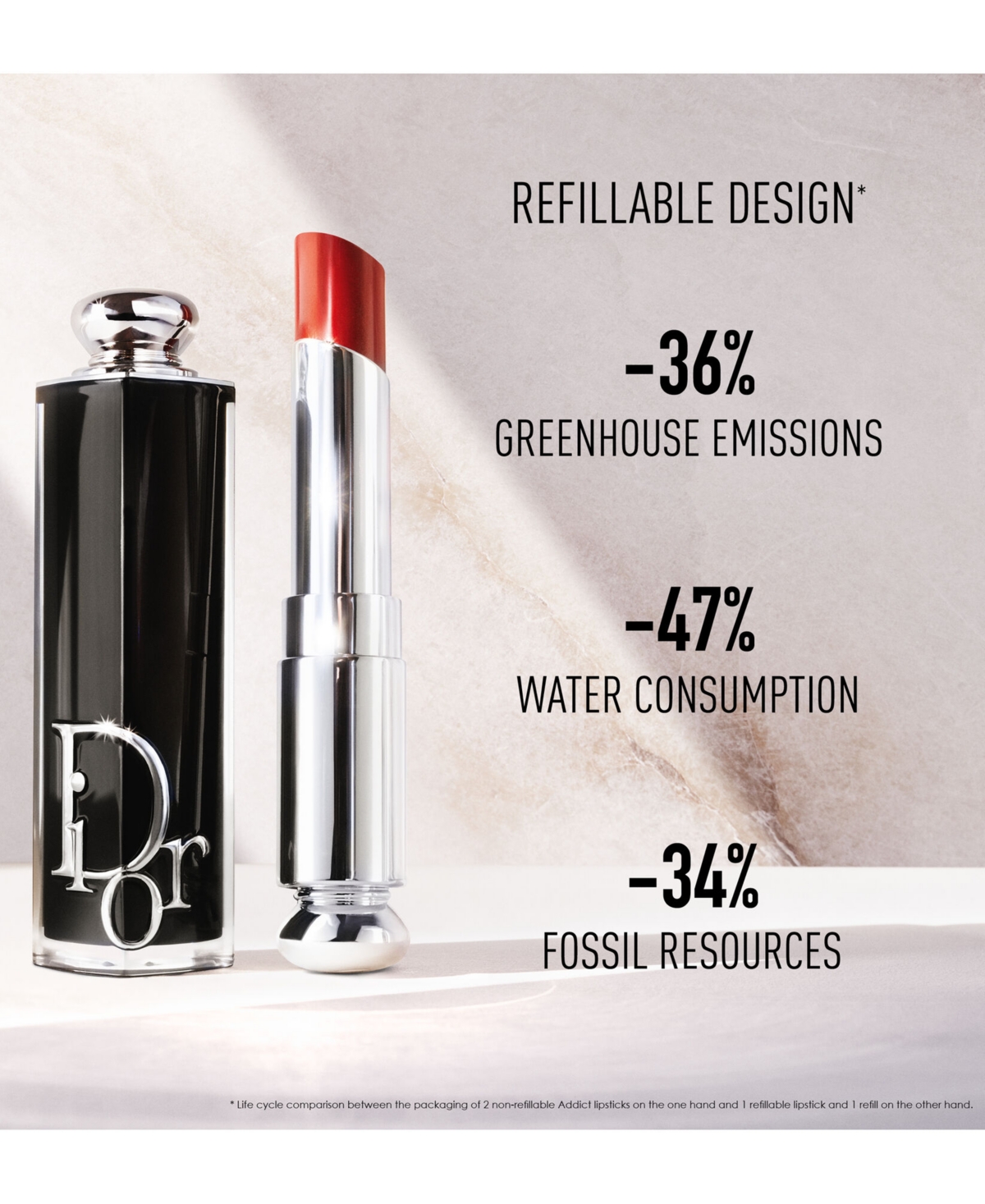 Shop Dior Addict Refillable Shine Lipstick In Mania (a Rosewood)