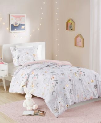 Intelligent Design Celia Starry Sky Metallic 4-Pc. Comforter Set, Full/Queen