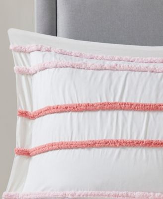 Intelligent Design Haisley Chenille Trim 4-Pc. Duvet Cover Set, Twin