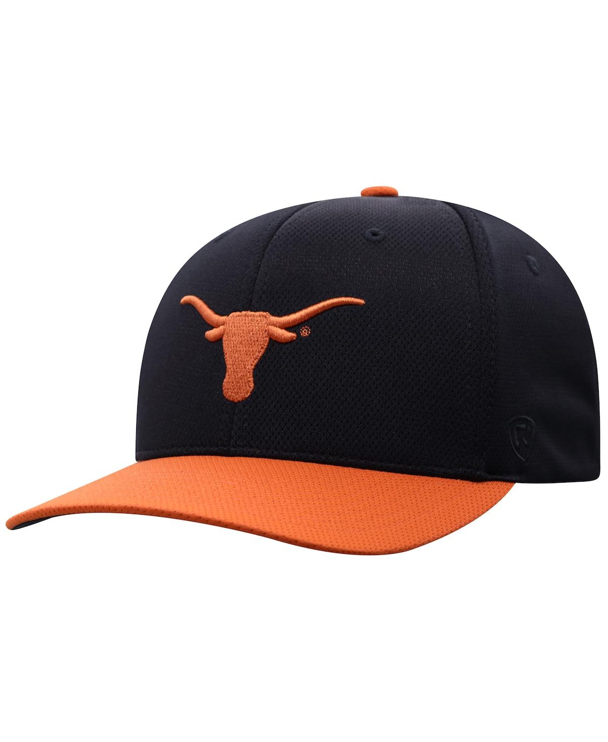 Men's Top of The World Texas Orange Texas Longhorns Two-Tone Reflex Hybrid Tech Flex Hat - Texas Orange