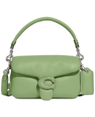 coach pink and green purse