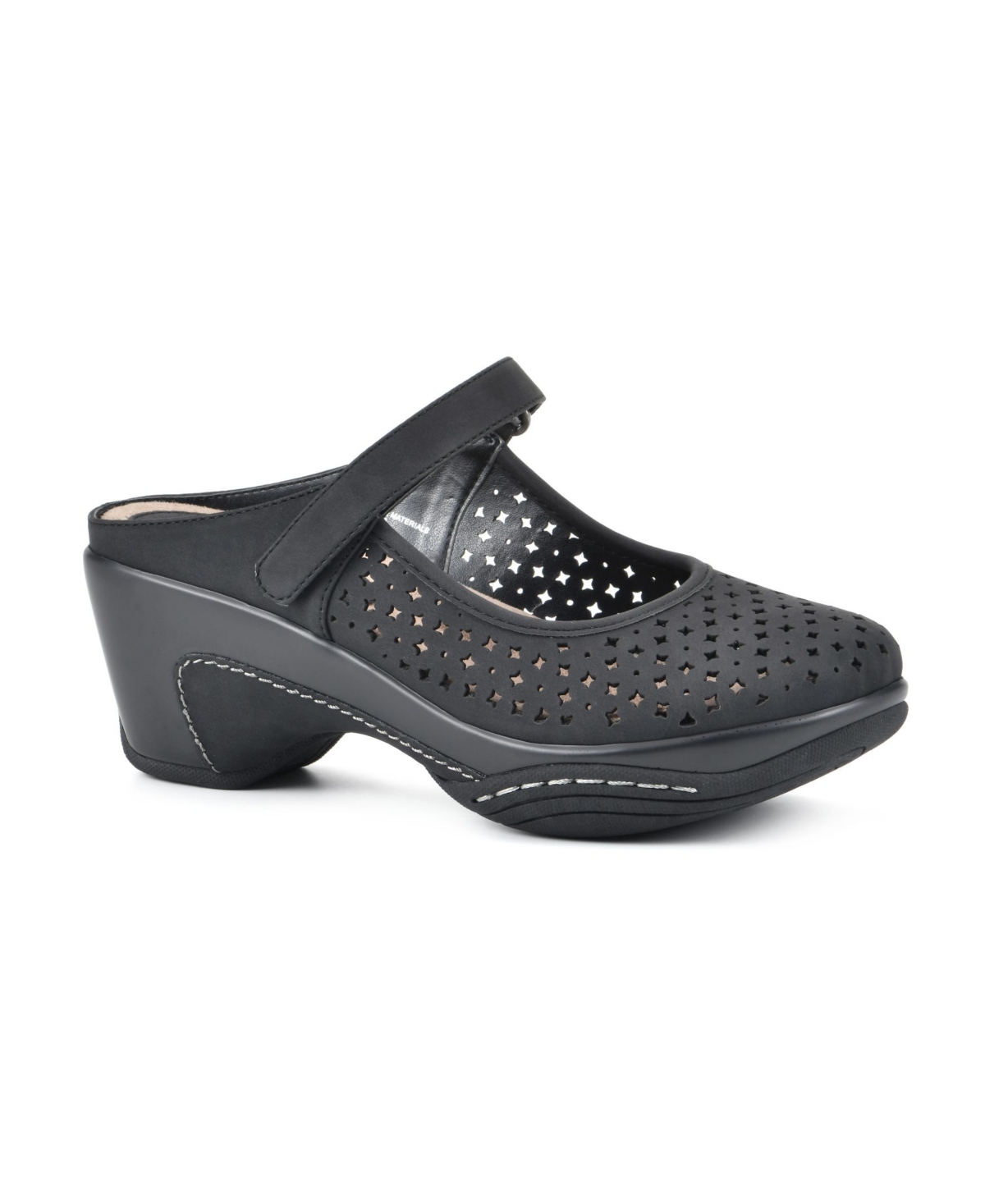 Women's Vinto Mary Jane Clogs - Black Smooth
