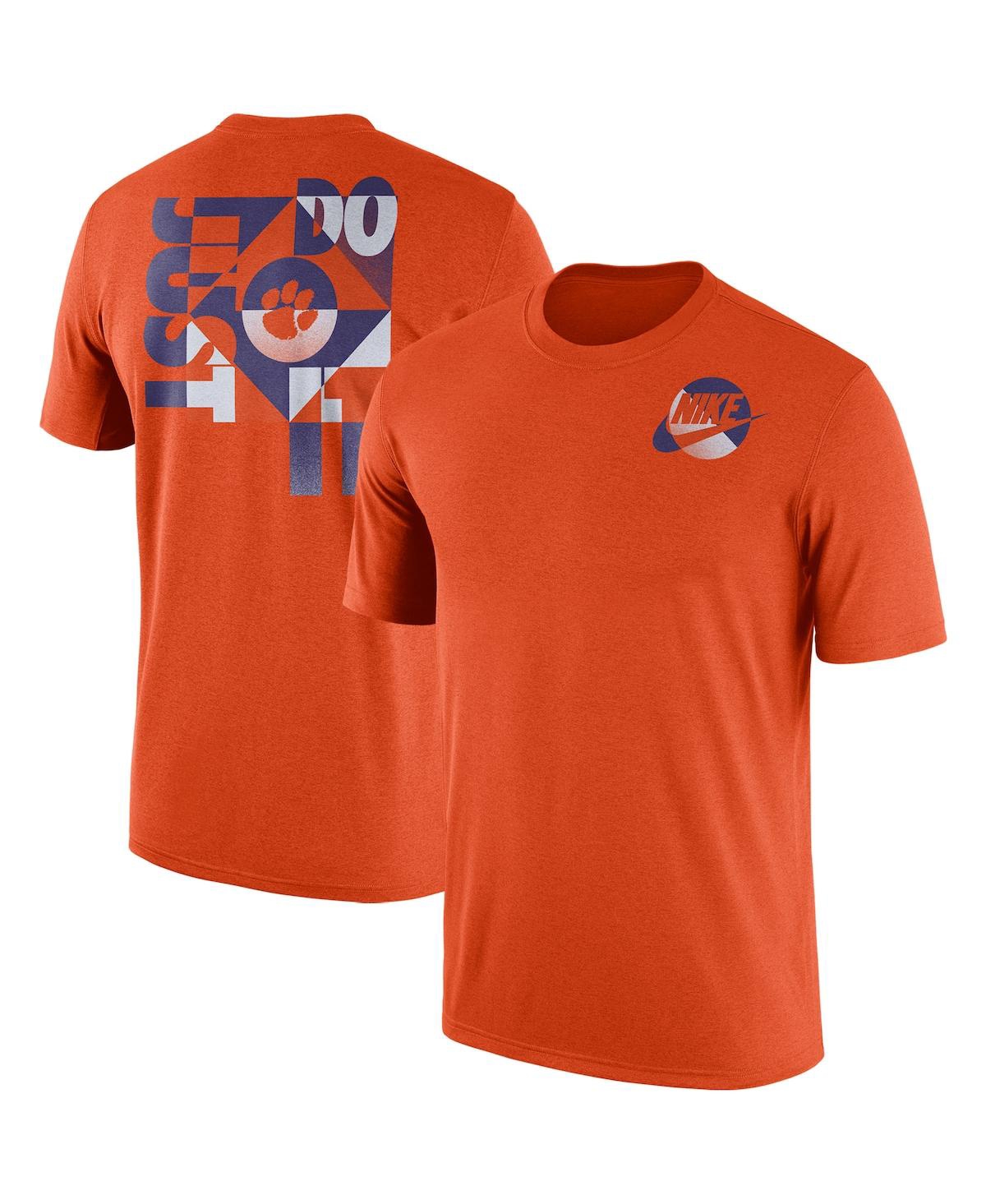 Men's Nike Orange Clemson Tigers Just Do It Max 90 T-shirt