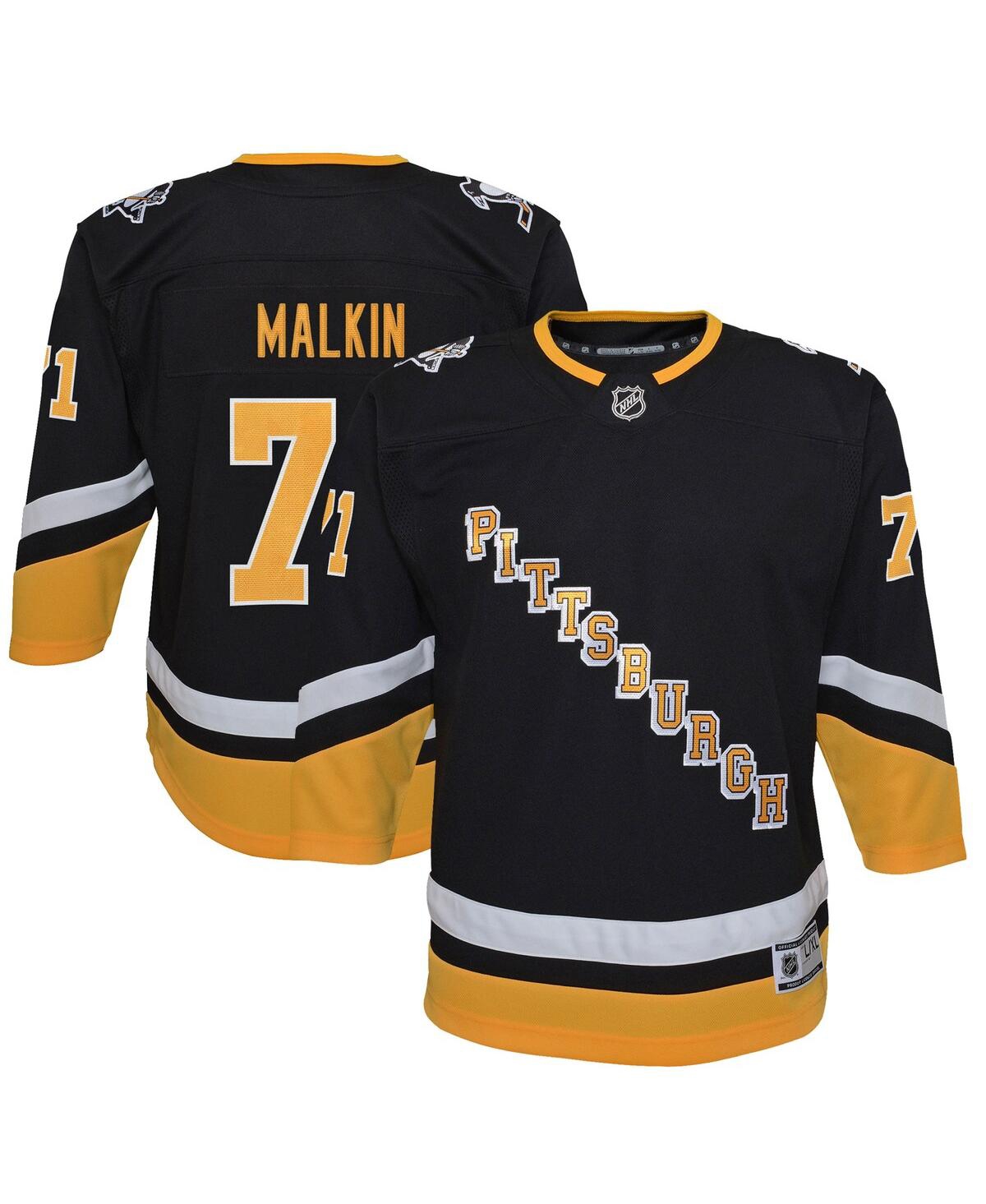 Big Boys Evgeni MalkPittsburgh Penguins 2021/22 Alternate Premier Player Jersey - Black