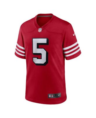 Men's Trey Lance Scarlet San Francisco 49ers Alternate Game Jersey