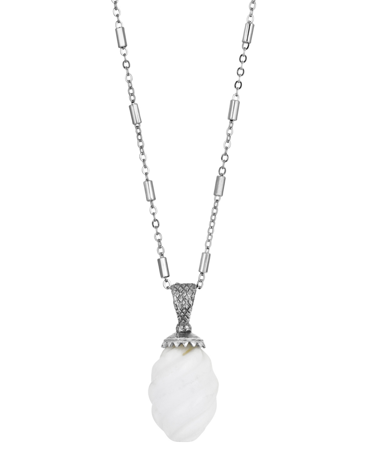2028 2029 Women's Bead Necklace In White