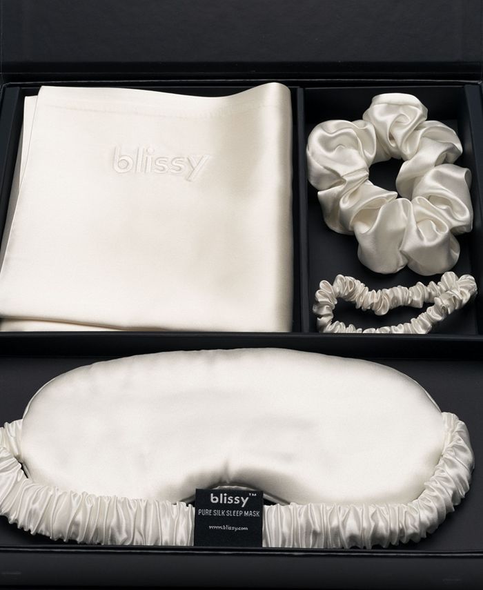 BLISSY Pure Silk 4 Piece Dream Set, Standard Macy's