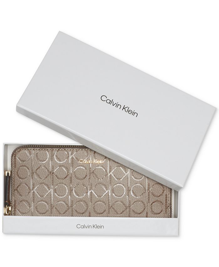 Calvin Klein Ashley Signature Wallet & Reviews - Handbags & Accessories -  Macy's