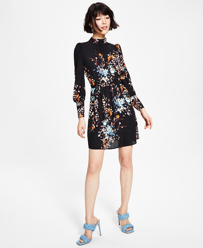 Tinsel Petite Belted Floral Dress Macy's