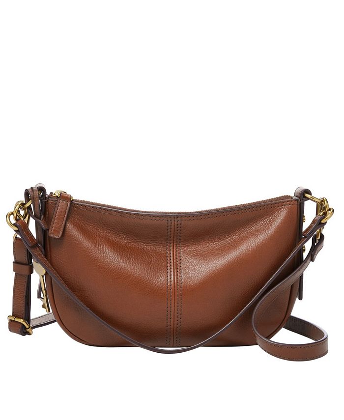 Fossil Women's Jolie Leather Baguette Bag & Reviews Handbags