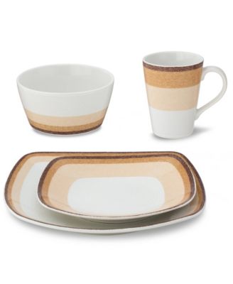 Colorscapes Desert Layers 4 Piece Square Place Setting 