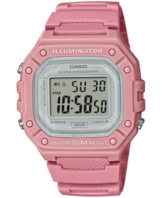 Casio - Women's Digital Blush Resin Strap Watch 43mm