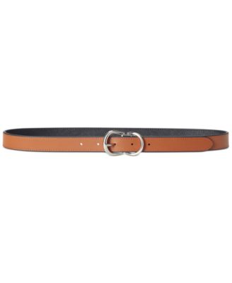 Reversible Crosshatch Leather Belt