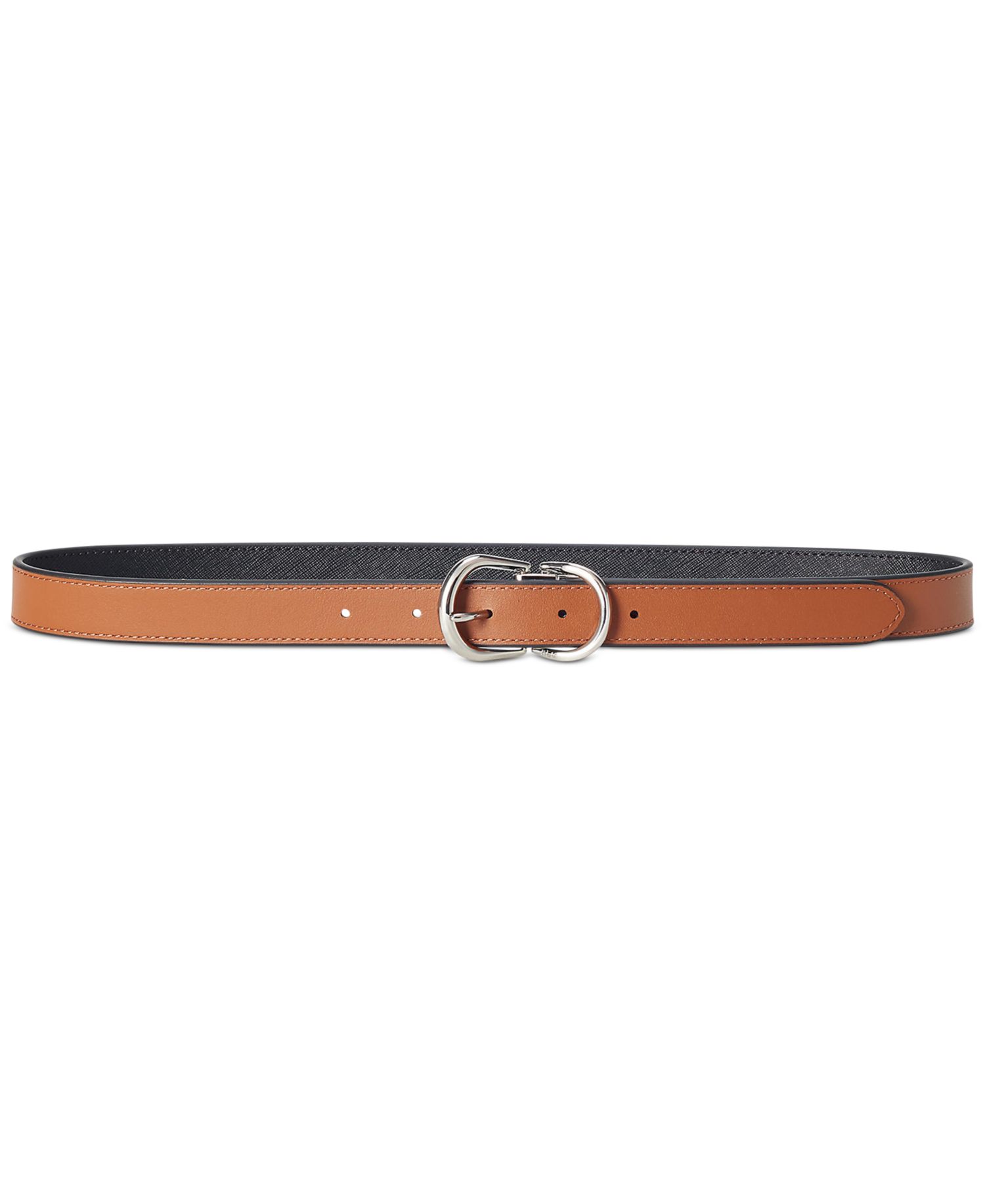 Reversible Crosshatch Leather Belt