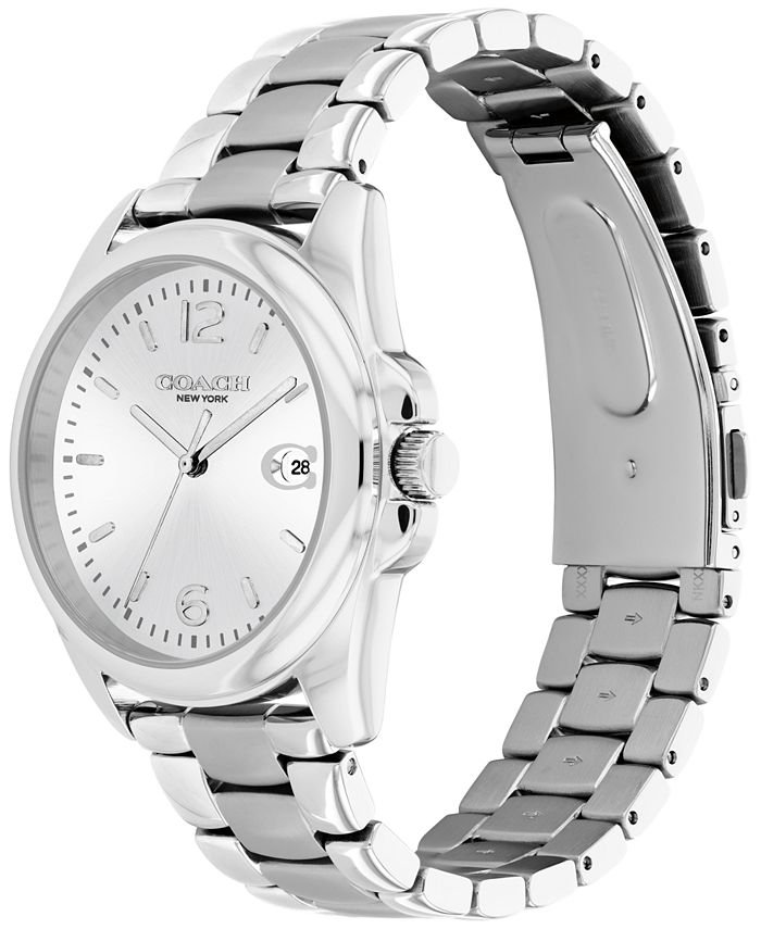 COACH Women's Greyson Stainless Steel Bracelet Watch 36mm Macy's