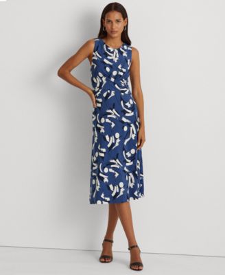 ralph lauren geometric print dress