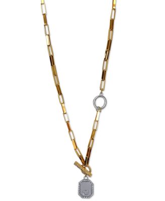 guess two tone necklace