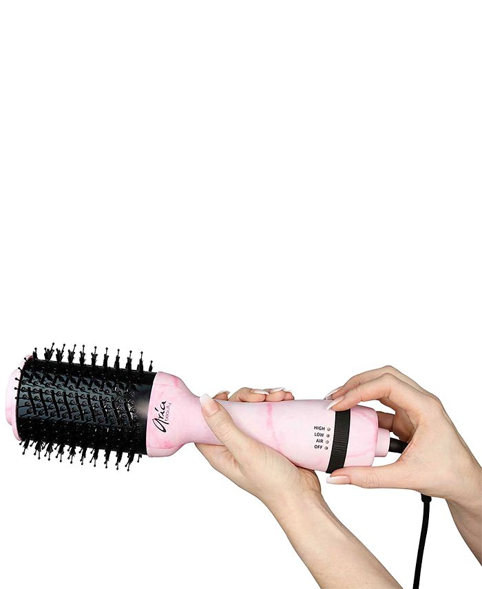 Aria Marble Blowdry Brush Pink, from PUREBEAUTY Salon & Spa Macy's