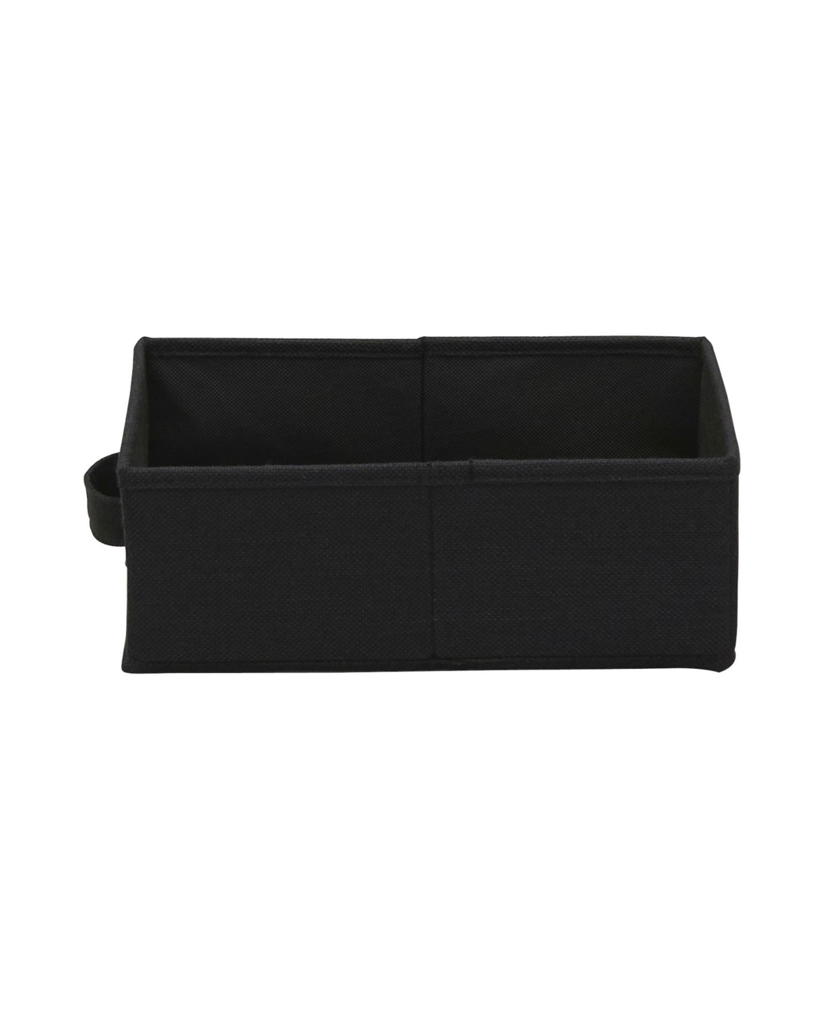 Shop Household Essentials Narrow Closet Organizer Drawers, Set Of 2 In Black Linen