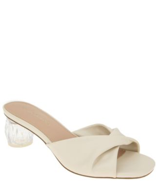 BCBGeneration Women's Mebba Heeled Sandal - Black Mule With Lucite Ball Heel & Padded Footbed - View #12