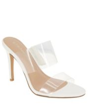 Macy's white discount high heels
