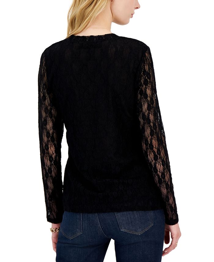 macy's inc long sleeve tops