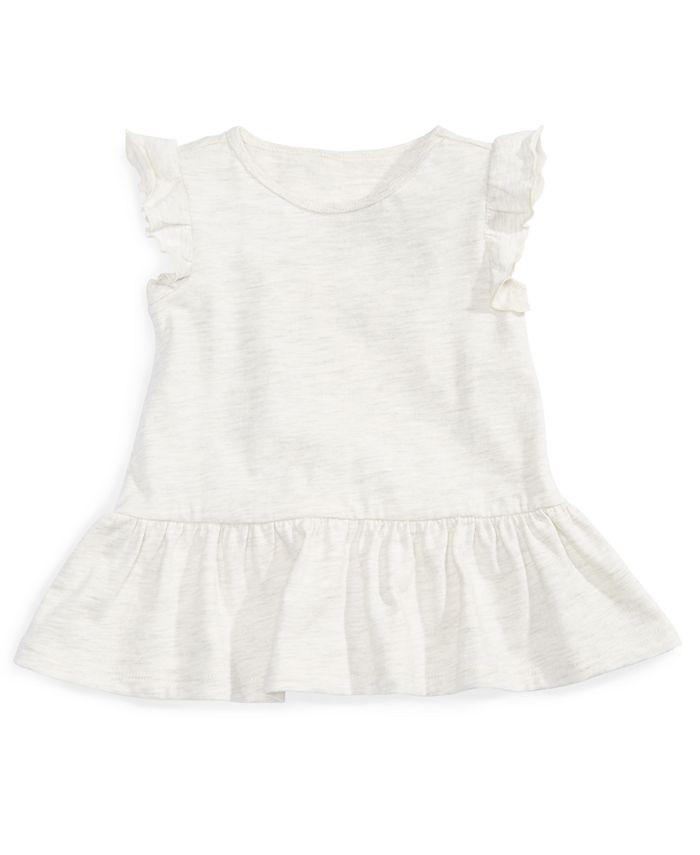 First Impressions Baby Girls Flutter Tunic, Created for Macy's - Macy's