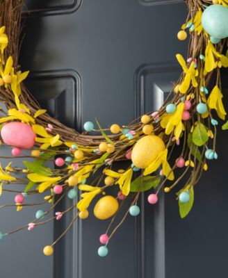 22"D Easter Egg Wreath