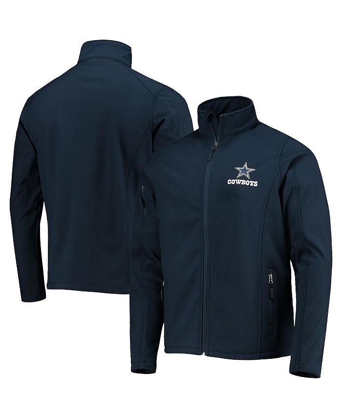 Dunbrooke Men's Navy Dallas Cowboys Sonoma Softshell Full-Zip Jacket ...