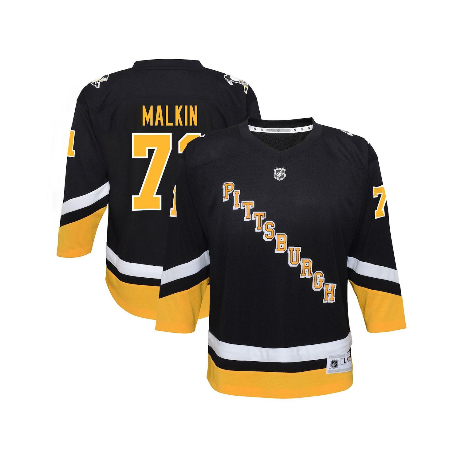Big Boys Evgeni Malkin Black Pittsburgh Penguins 2021/22 Alternate Replica Player Jersey