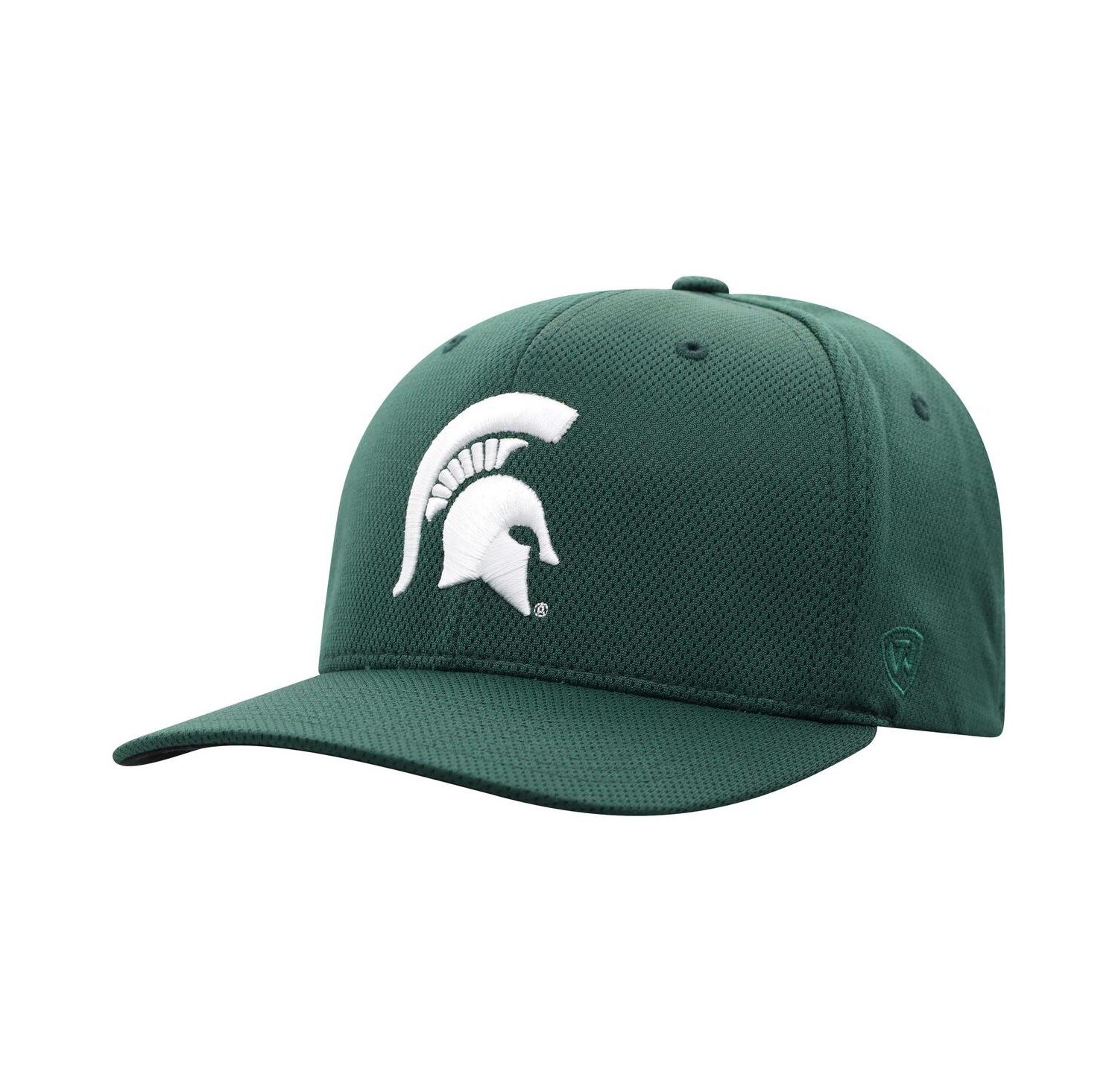 Men's Green Michigan State Spartans Reflex Logo Flex Hat