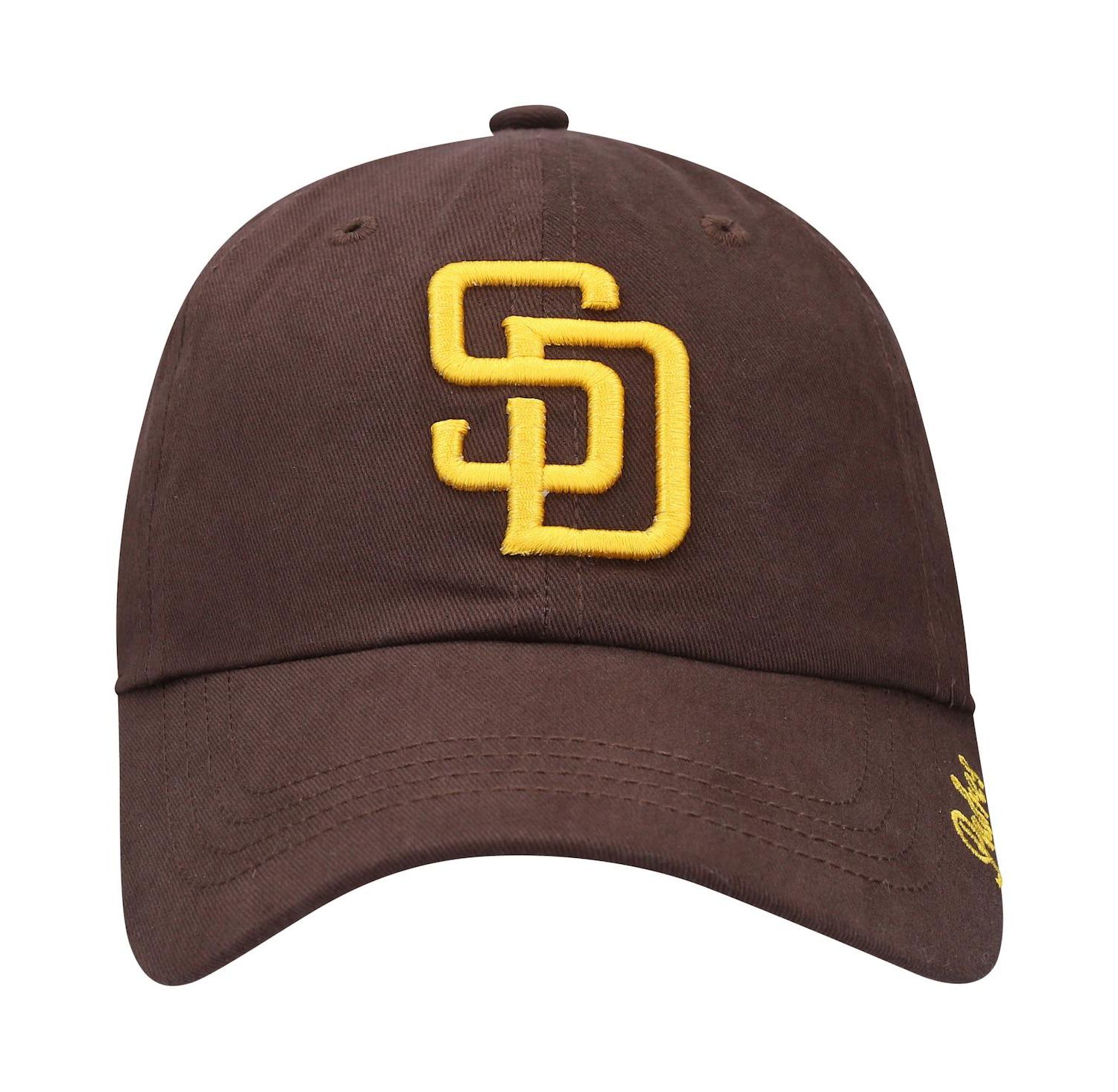 Women's '47 Brown San Diego Padres Team Miata Clean Up Adjustable Hat
