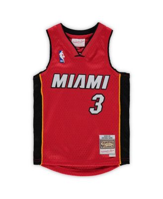 Preschool Unisex Dwyane Wade Red Miami Heat 2005-06 Hardwood Classics Player Jersey