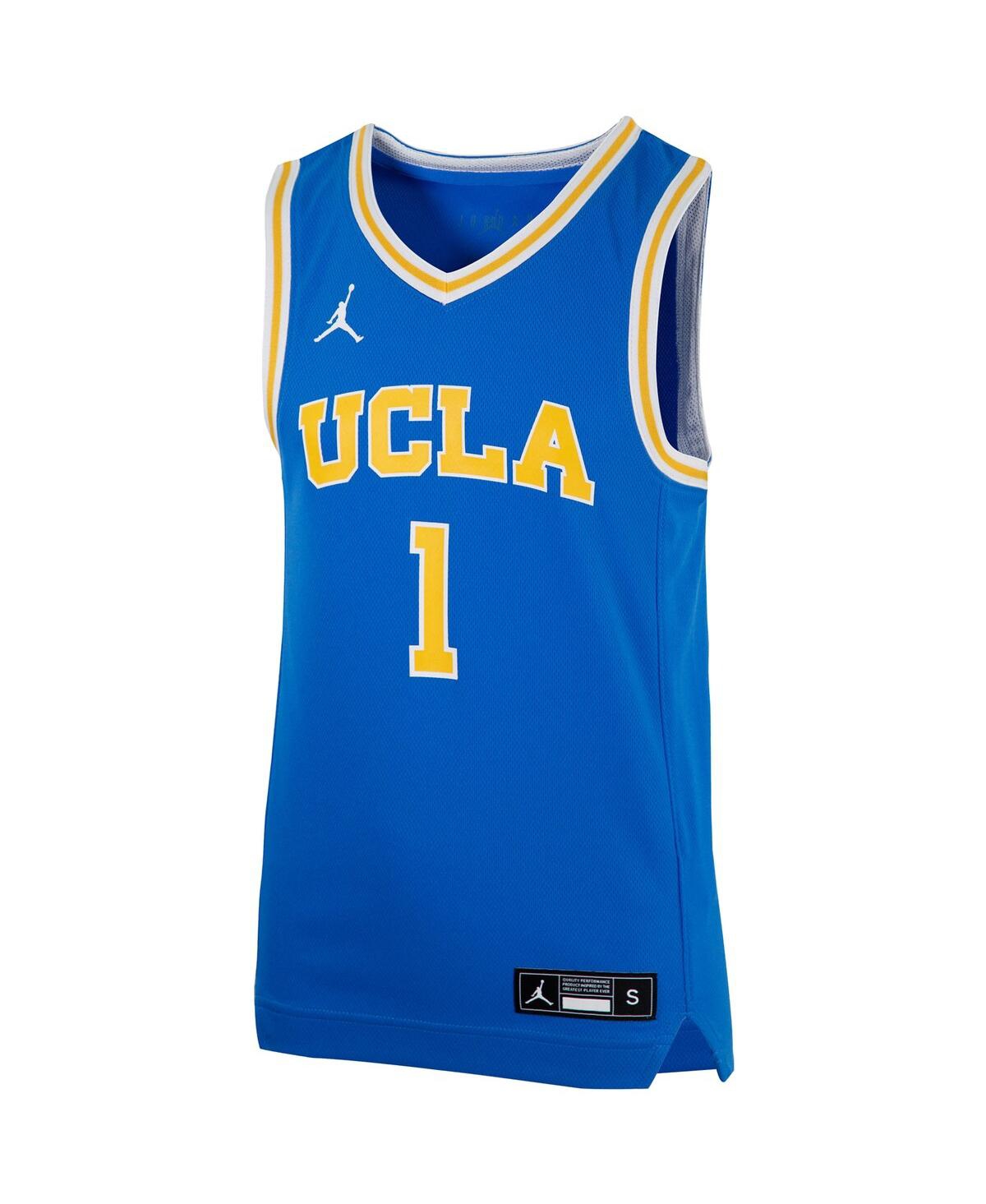 Big Boys Jordan 1Ucla Bruins Team Replica Basketball Jersey - Blue