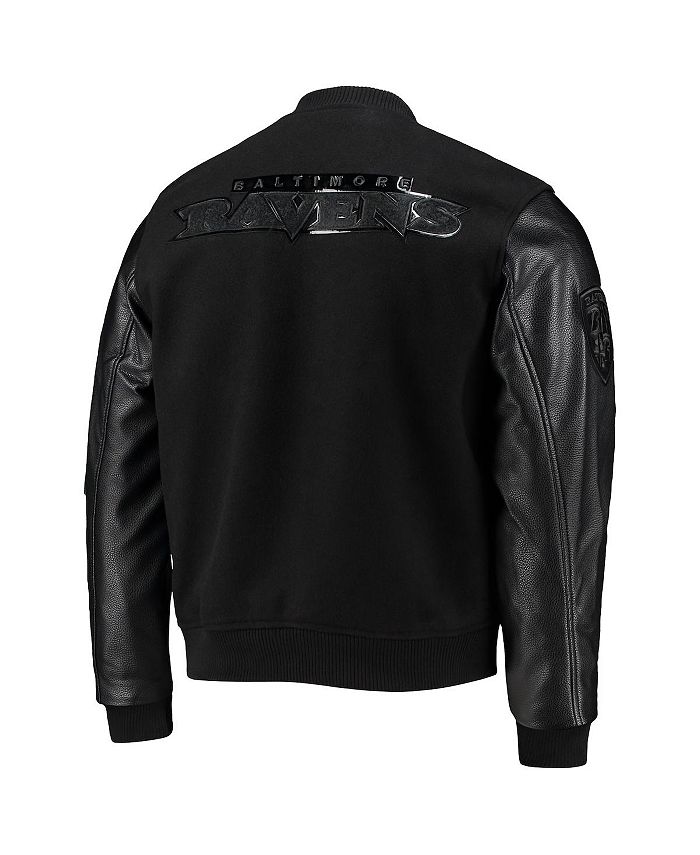 Pro Standard Men's Black Baltimore Ravens Full-Zip Varsity Jacket - Macy's