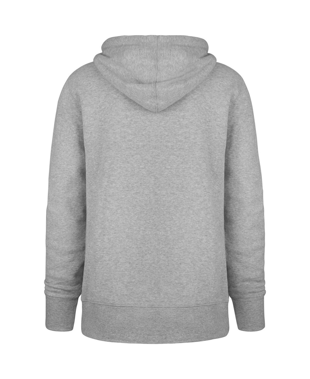Men's '47 Heather Gray Green Bay Packers Team Headline Pullover Hoodie