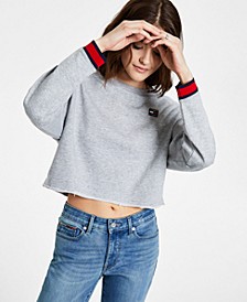 Oversized Cropped Sweatshirt