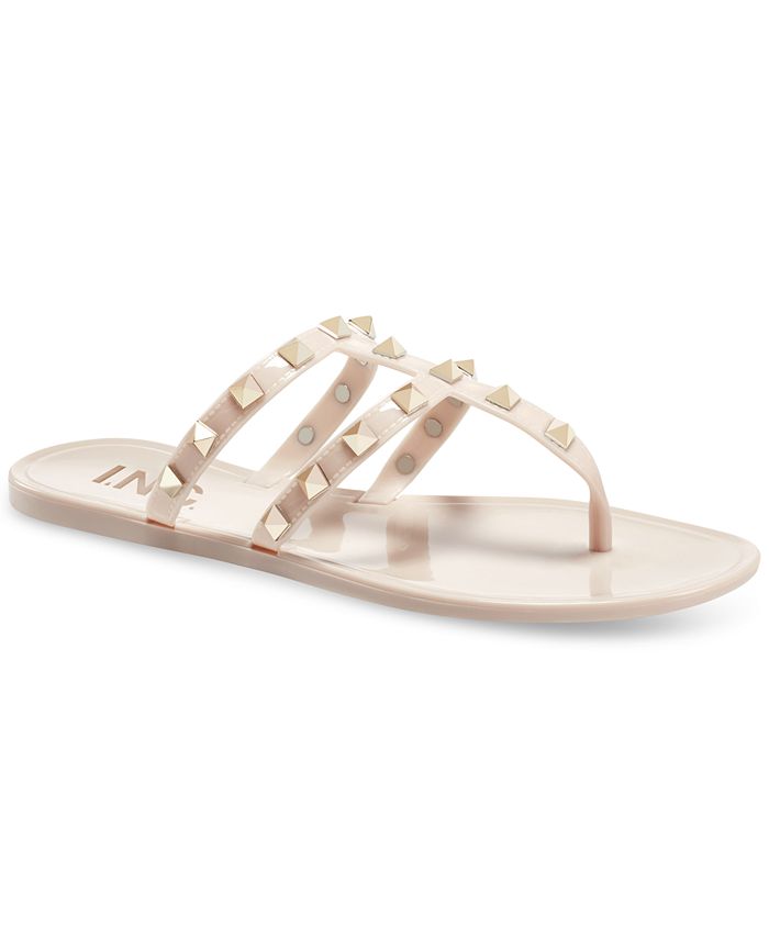 INC International Concepts Ellie Jelly Flat Sandals, Created for Macy's ...