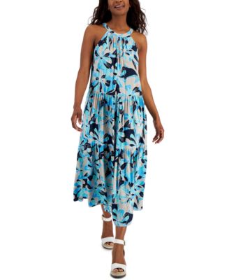 macy's tommy hilfiger maxi dress