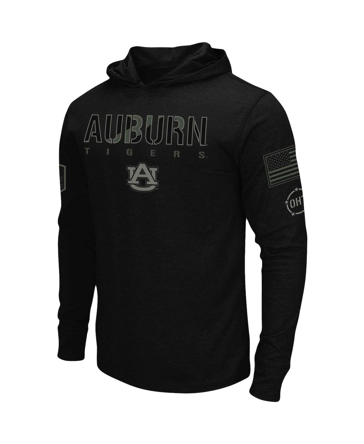 Men'sAuburn Tigers Oht Military-Inspired Appreciation Hoodie Long Sleeve T-shirt - Black