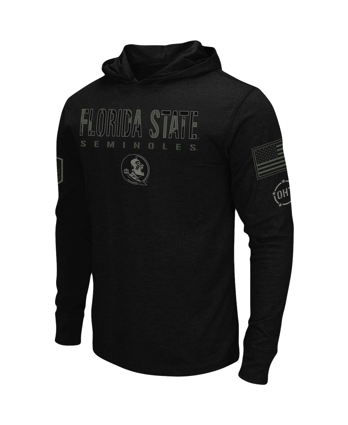 Men'sFlorida State Seminoles Oht Military-Inspired Appreciation Hoodie Long Sleeve T-shirt - Black
