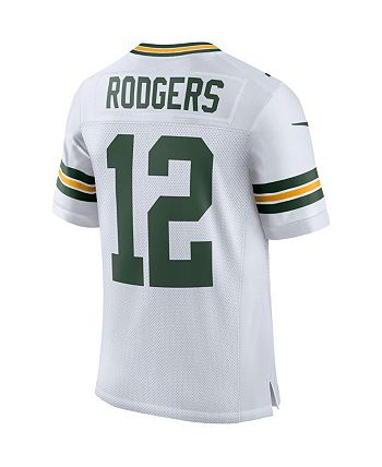 Nike Men's New York Jets Aaron Rodgers #8 Alternate White Game Jersey