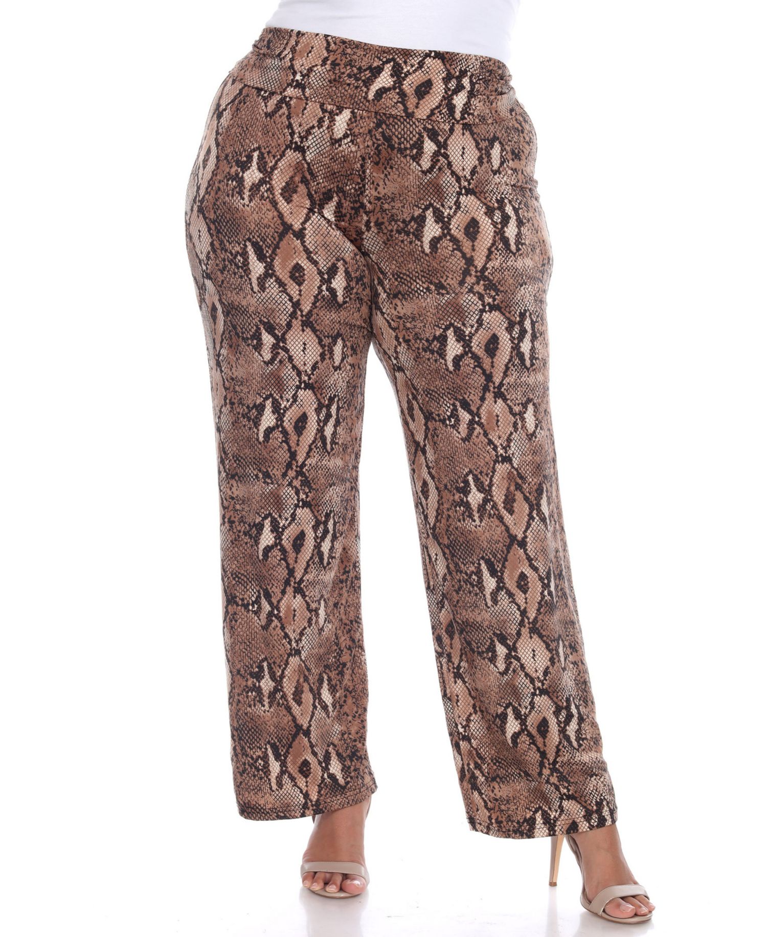 Plus Size Printed Palazzo Pants