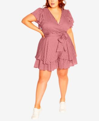 City Chic Trendy Plus Size First Date 