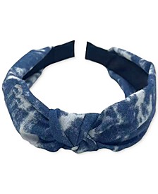 Tie-Dye Denim Knotted Headband, Created for Macy's
