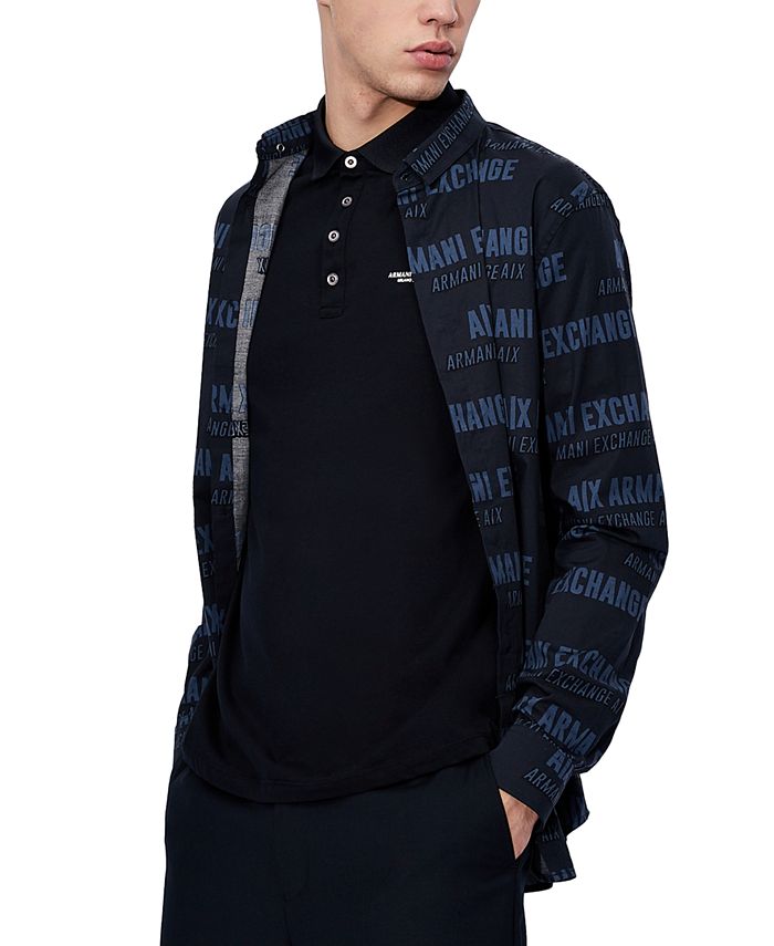 AX Armani Exchange Men's Milano/New York Polo Shirt Macy's